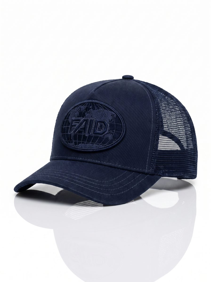 FAID cap, navy with tonal navy logo